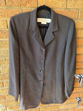 Vintage Garfield & Marks 90s Minimalist Structured Longline Blazer 8